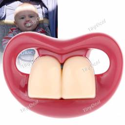 Соска-пустышка Tinydeal Safe Funny Two Front Teeth Silicone Baby Nipple Pacifier Soother HBP-160567