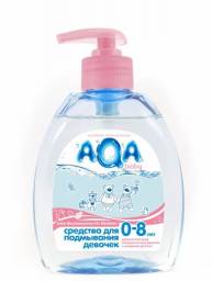 Средство для подмывания девочек AQA baby 300 мл.