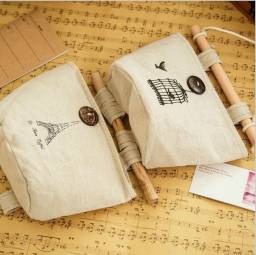 Сумки для хранения Aliexpress 6 Styles Wall Sundry Fabric Cotton Pocket Hanging Holder Bags Rack makeup organizer storage box organizador