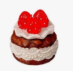 Свеча парафиновая "Ром-Баба" , 130гр, 8,5х8,5х8