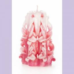 Свеча-резная ручной работы LACE ROSE-M (кружева розы) TM Aromatte