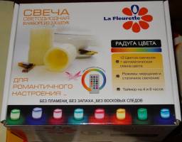 Свеча светодиодная в наборе из двух штук La Fleurette