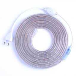 Светодиодная лента Aliexpress SMD 5050 AC220V LED Strip Flexible Light 60leds/m Waterproof Led Tape LED Light With Power Plug 1M/2M/3M/5M/6M/8M/9M/10M/15M/20M