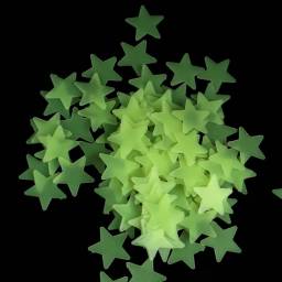 Светящиеся звезды Top Selling !!! Home Wall Glow In The Dark Star Stickers Decal Baby Kids Gift Nursery Room 100Pcs 31
