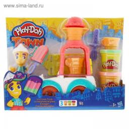 Тесто для лепки Play-doh "Город Фургон мороженого" B3417
