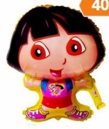 Товары для праздника Aliexpress Воздушные шар Fashion Dora Girl Balloon Cartoon 61*48CM