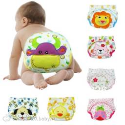 Тренировочные трусики Aliexpress Baby Diapers/Children Reusable Underwear/Breathable Diaper Cover/Cotton Training Pants/Can Tracked