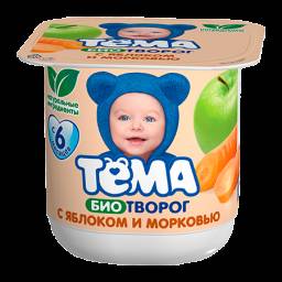 Творожок Тёма с яблоком и морковью