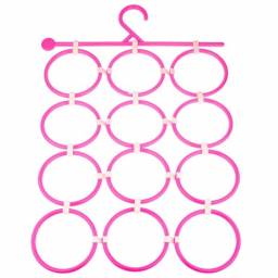 Вешалка для шарфов Aliexpress 12-hole belt holder Foldable Scarf Shawl Closet Organizer Storage Rack