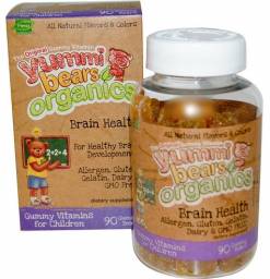 Витамины Hero Nutritional Products Yummi Bears Organics Brain Health