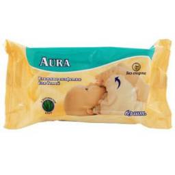 Влажные салфетки AURA