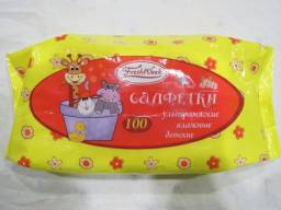 Влажные салфетки Fresh Week С экстрактом ромашки и алоэ