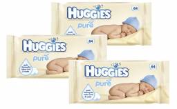 Влажные салфетки Huggies Pure без пропиток