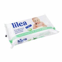Влажные салфетки Lilea для детей с экстрактом Алоэ Вера