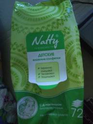 Влажные салфетки Natty ООО "Гранд А В" Детские с Д-пантенолом