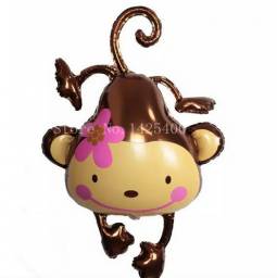 Воздушные шары Aliexpress Free shipping new children upside down monkey toy balloons aluminum balloons wedding party decoration balloon wholesale