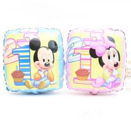 Воздушные шары Aliexpress NEW aluminum balloons square Mickey Minnie children's toys birthday party balloons decorated wholesale