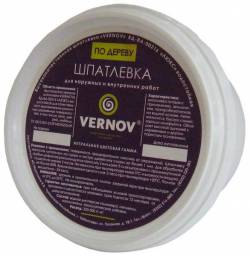 ВЫСОКОКАЧЕСТВЕННАЯ ШПАТЛЕВКА «VERNOV» ВД-ВА-00216 «ЛЮКС» ПО ДЕРЕВУ ВОДОСТОЙКАЯ