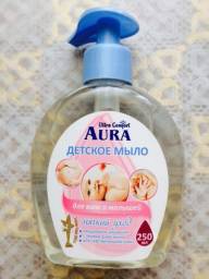 Жидкое мыло Aura Детское для мам и малышей Ultra Comfort мягкий уход