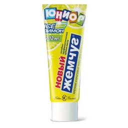 Зубная паста Невская косметика Новый жемчуг Юниор ICE лимон 7-12 лет