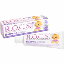 Зубная паста R.O.C.S. Нежный уход. Аромат липы для малышей от 0-3 лет