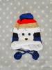 Фото 3 - Шапка детская Aliexpress Baby Hats Stripped Baby Caps Bear Baby Hats Children's Crochet Winter Caps For Baby Boy Girl Фото 3