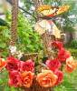 Фото 1 - Искусственные розы AliExpress Austin 15 heads Autumn Fake Silk Flowers Artificial Rose Wedding Party Home Floral Flower Arrangement Фото 1