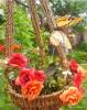Фото 3 - Искусственные розы AliExpress Austin 15 heads Autumn Fake Silk Flowers Artificial Rose Wedding Party Home Floral Flower Arrangement Фото 3