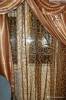 Фото 8 - Шторы Aliexpress Fashion curtain quality finished sheer double faced flock curtains Фото 8