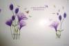 Фото 4 - Декоративные наклейки Aliexpress Lily wall sticker Modern home decor Plant adhesive flower decal for mural removable vinyl ay7244 Фото 4