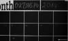 Фото 2 - Chalk Board Blackboard Removable Vinyl Wall Decal Sticker This Month Фото 2