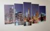 Фото 3 - Aliexpress. High Quality 5 Panels Home Decor Wall Art Painting Prints of Manhattan Brooklyn Bridge Artwork Custom Sale--Modern City Фото 3