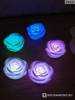 Фото 10 - Светодиодные свечи-розы Buyincoins New Changing 7 Color LED Rose Flower Party Candle Light Фото 10