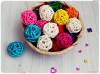 Фото 6 - Шары из ротанга Aliexpress Wedding Rattan Ball Decoration 10pcs/Lot 3cm Sepak Takraw Christmas Balls Dried Artificial Flowers Фото 6