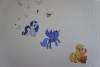 Фото 2 - Aliexpress New arrival Kid Wall Stickers My Little Pony 6 ponies removal girls sticker for kids 1425factory sales directly Фото 2