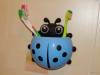 Фото 2 - Подставка для зубных щеток AliExpress Cute Ladybug Cartoon Sucker Toothbrush Holder suction hooks / Household Items / rack / bathroom set Hot 2015 Фото 2