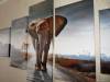 Фото 4 - Модульная картина AliExpress 5 Pcs(No Frame) Elephant Painting Canvas Wall Art Picture Home Decoration Living Room Print Modern Painting-Large Фото 4