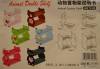 Фото 5 - Cartoon animal double layer plastic storage management rack shelf Фото 5