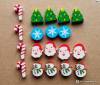 Фото 2 - Набор фигурных ластиков Aliexpress Christmas eraser set PVC bag with eraser (20pcs eraser+1pcs bags) Фото 2