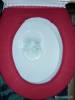 Фото 3 - Чехол на сиденье унитаза Aliexpress High Quality Warmer Bathroom Toilet Cloth Washable Seat Cover Pads O-shaped Фото 3