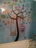 Фото 3 - Наклейки декоративные 160x160cm Family Colorful Tree Sticker Wall Decal Big Combo Owl Nursery Removable Kids Children Room Art Фото 3
