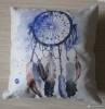 Фото 1 - Декоративная наволочка Aliexpress 18'Inches Cotton Linen Square Throw Pillow Case Cushion Cover for Living Room Watercolor Dream Catcher Фото 1