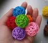 Фото 4 - Шары из ротанга Aliexpress Wedding Rattan Ball Decoration 10pcs/Lot 3cm Sepak Takraw Christmas Balls Dried Artificial Flowers Фото 4