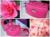 Фото 1 - Шкатулка Aliexpress для хранения бижутерии и увелирных украшений Large capacity receive a case flannelette fan powder box double lock accessories jewelry box Фото 1