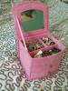 Фото 9 - Шкатулка для украшений Aliexpress Lovely princess square double suction box Korean jewelry box jewelry ring box earrings birthday gift box Фото 9