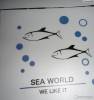 Фото 2 - 4pcs Novelty Fish Style DIY Repositionable Decorative Stickers Wall Tiles Décors HDS-20270 от Tinydeal Фото 2
