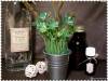 Фото 4 - Интерьерный декор Aliexpress Green Bristlegrass Clover Plastic Flower Vase Set Artificial Craft Home Christmas Decorative Wedding Decoration Garden Decors Фото 4