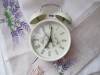 Фото 1 - Часы Aliexpress Vintage Metal Rose Flower Leaf Twin Double Bell Desk Table Alarm Clock Cream Фото 1